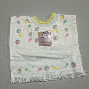 🆕 Vintage Bib Balloon Party Print Velour with side Velcro